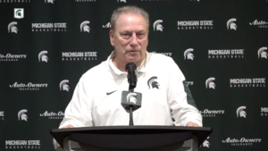 Michigan State head coach Tom Izzo.